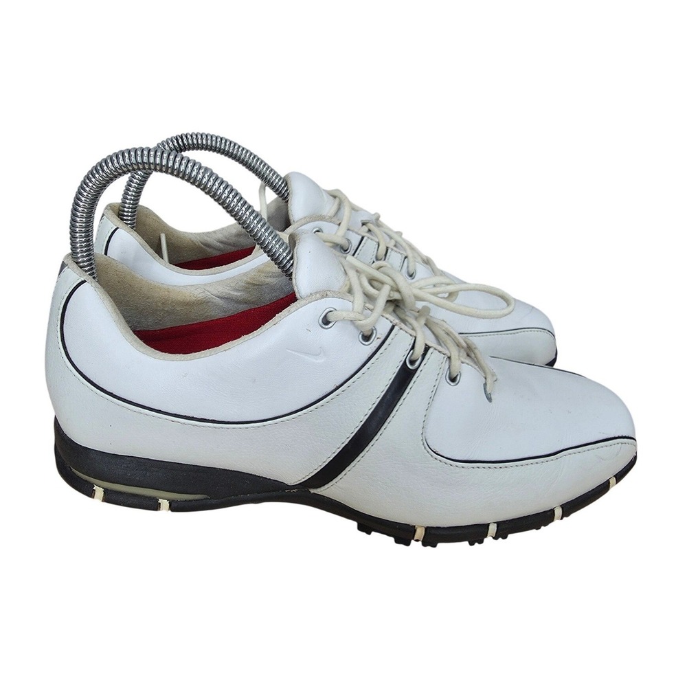 Nike Air Tac Golf Shoes Womens 7 White Leather Spikeless Sneakers Vintage Y2K